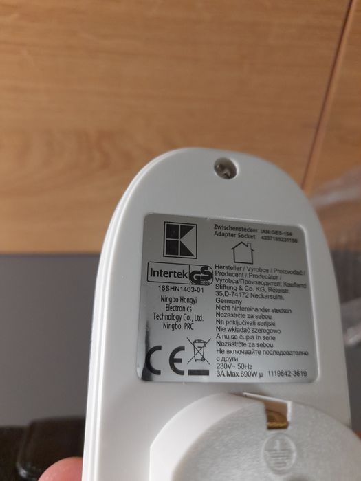 2 x Priză 220V 6A 690w cu senzor de lumină