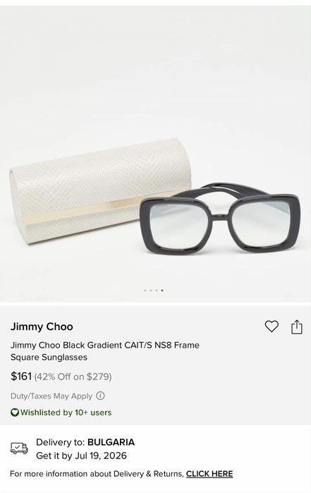 Слънчеви очила Jimmy Choo