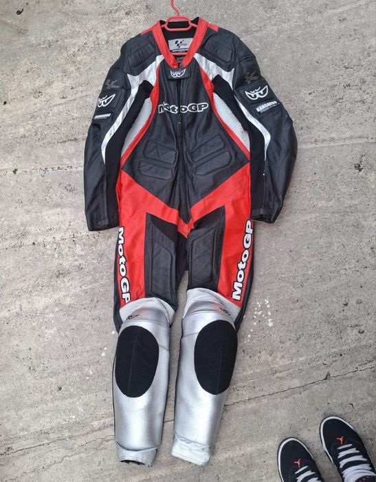Costum Moto MotoGP din Piele de Cangur Premium