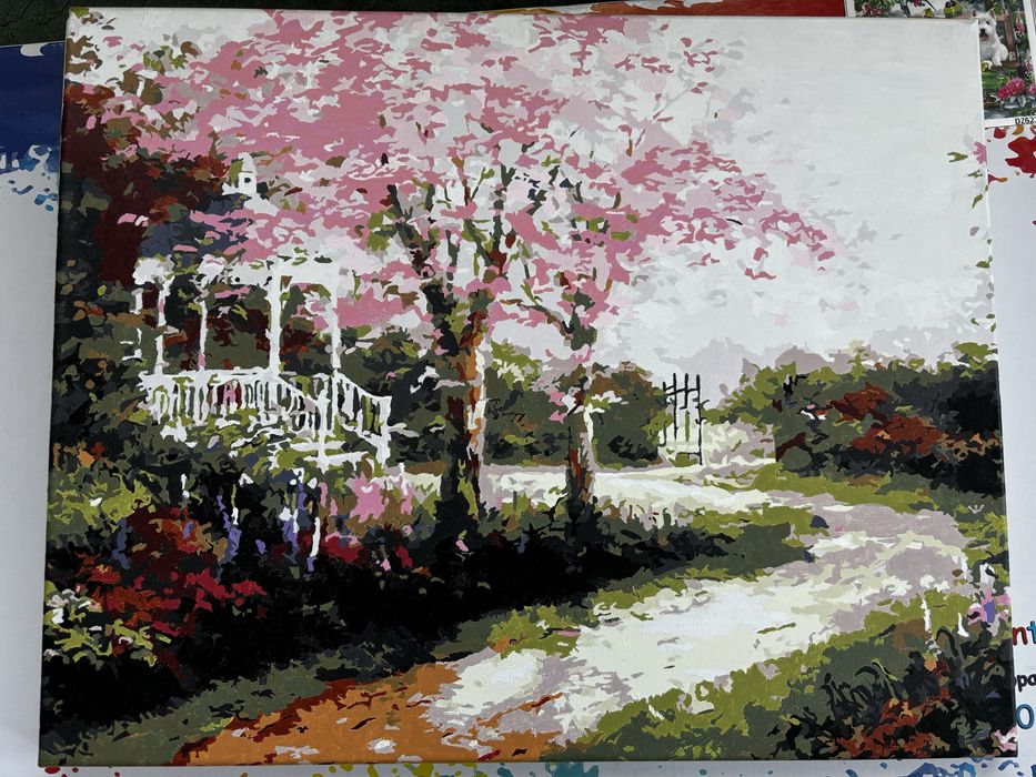 tablou, pictat (pictura pe numere)