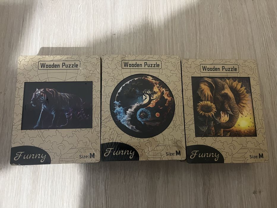 Дървени пъзели 200 парчета