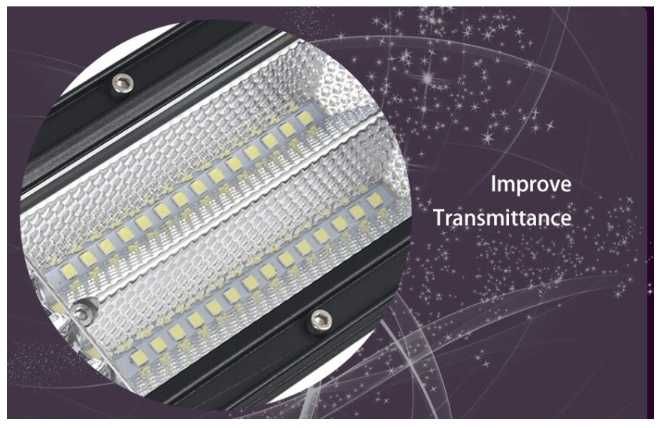 СУПЕР МОЩЕН Led Bar извит 105 См 696W 7D 12V 24V