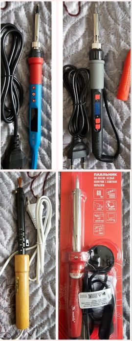 Паяльник с регулировкой температуры ( показания температуры на экране)