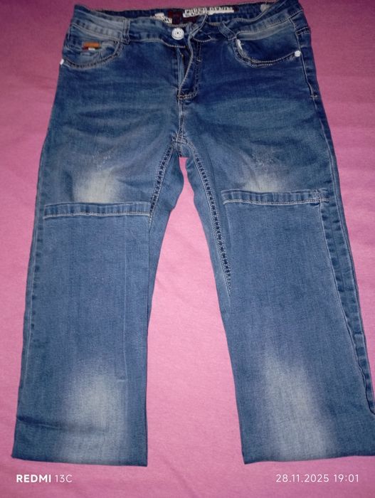 Дънки деним сини