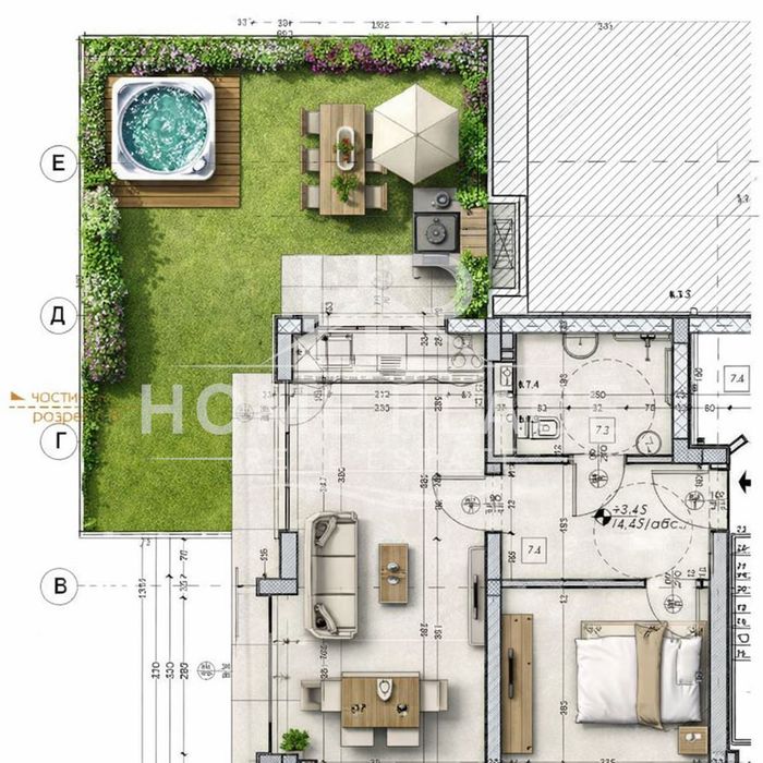 Продава се Двустаен апартамент в с. Кранево, Област Добрич - 161 кв.м за 465 €/кв.м - Снимка #9