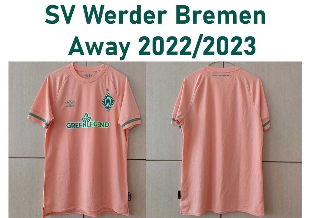SV Werder Bremen Away 2022/2023 Rosa  S размер