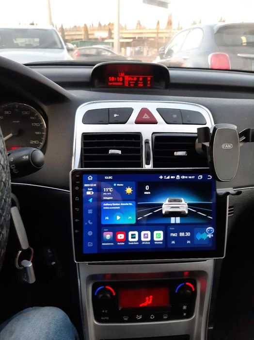 Navigatie GPS Android Peugeot 307 CC SW - CarPlay QLed DSP