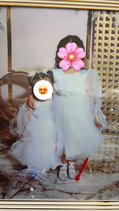 Детское платье пышные