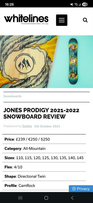 snowboard Jones copii 125 +legaturi Burton mission+ booti Nitro 38.