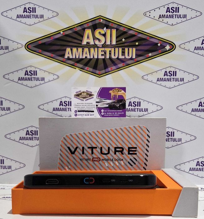 Asii Amanetului - Baterie Externa / Docking Station VITURE Pro Mobile Dock – Ca Nou / Full Box