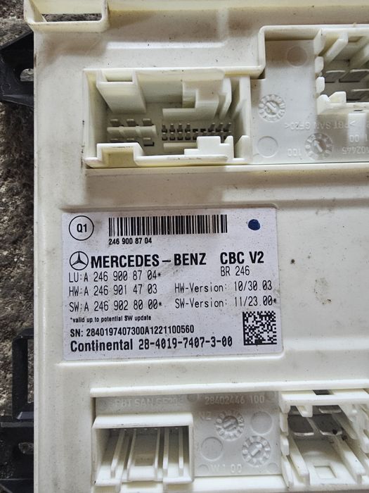 Panou sigurante Mercedes Benz A Class - B Class w246