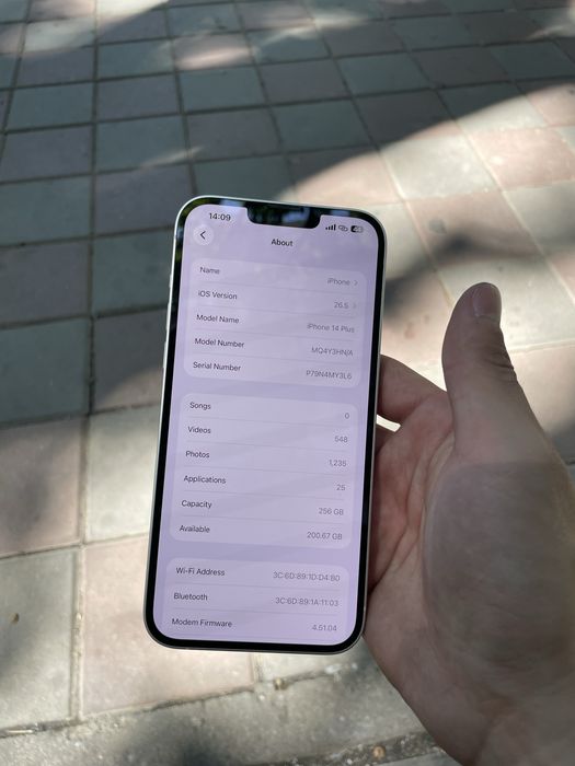 Iphone 14 plus 256гб