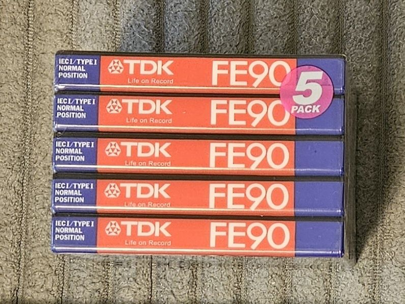 10  Casete Audio TDK FE90