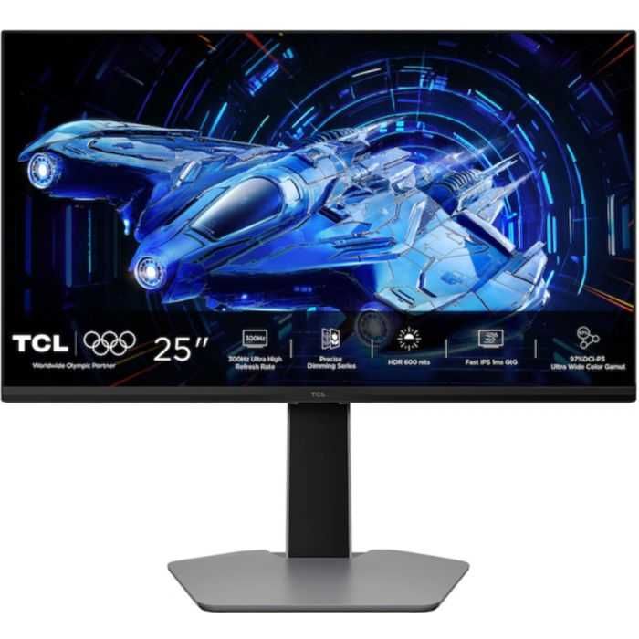 Monitor gaming QD-Mini LED Fast IPS TCL 25G64, 24.5", Full HD, 300Hz
