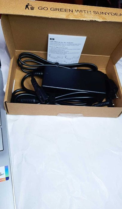 Incarcator Laptop HP -mufa albastra cu pin
