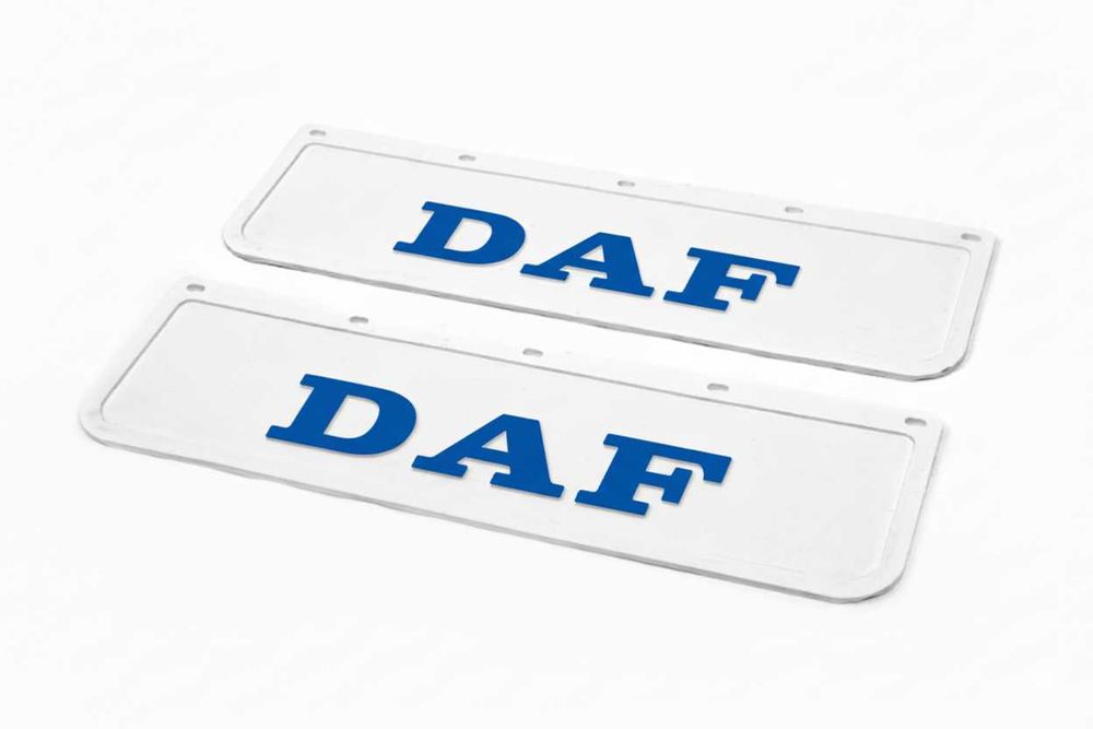 Релефни Бели Гумени Калобрани за Daf / Даф 60x18 см к-т