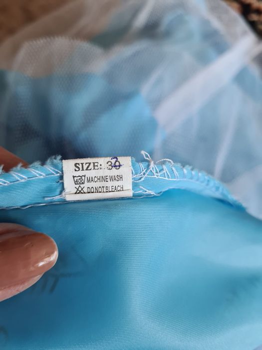 Новогоднее платье"Снежинка".Размер 30