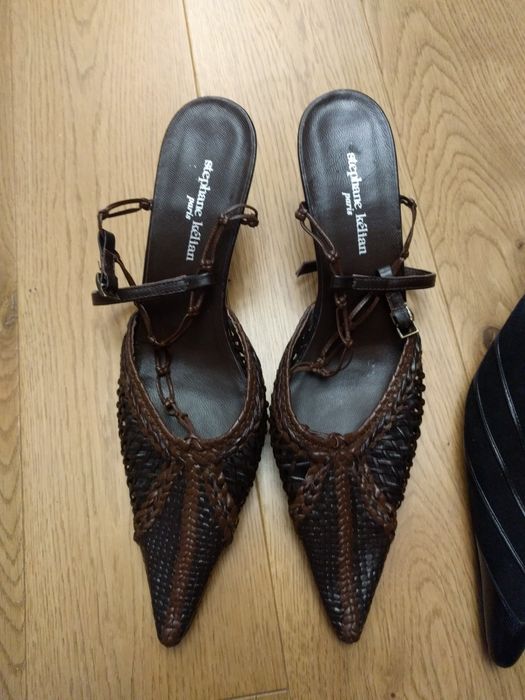 Sandale Pantofi ,hand made, lux  stiletto Stephan Kelian 38 si 38,5