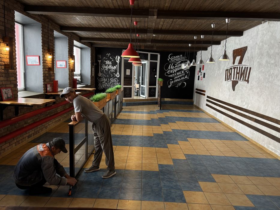 Перегородка для кафе