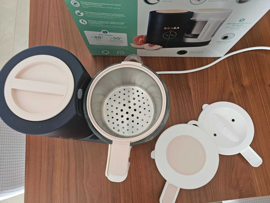 Beaba babycook robot de bucatarie bebelusi nou acizitionat pe 23/05/2026 folosit de cateva ori,il vand deoarece am primit cadou modelul smart