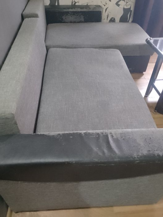 Разтегаем ъглов диван + масичка(ПОДАРЯВАМ)