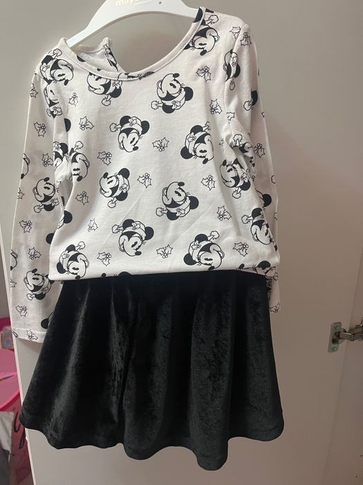 ЛОТ Детска коледна рокличка 18м.-24м.