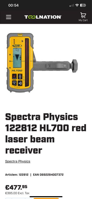 Nivela cu laser / receptor laser nivelfix h700 / trimble hl700