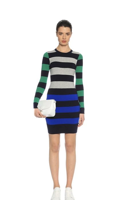 Плетена рокля на райета  Karen Millen.