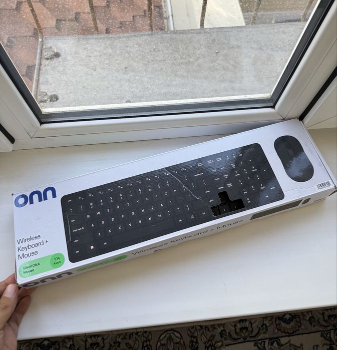 ONN Wireless Keyboard + Mouse |Новые | USA
