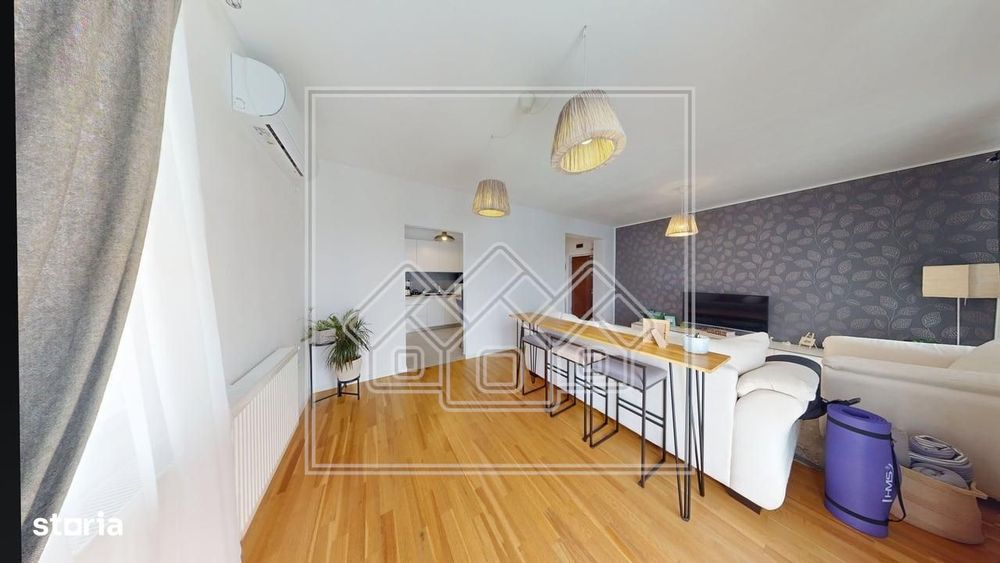 Apartament de vanzare – 3 camere, 77 mp, 2 bai, 2 balcoane si pod — fotografia 2