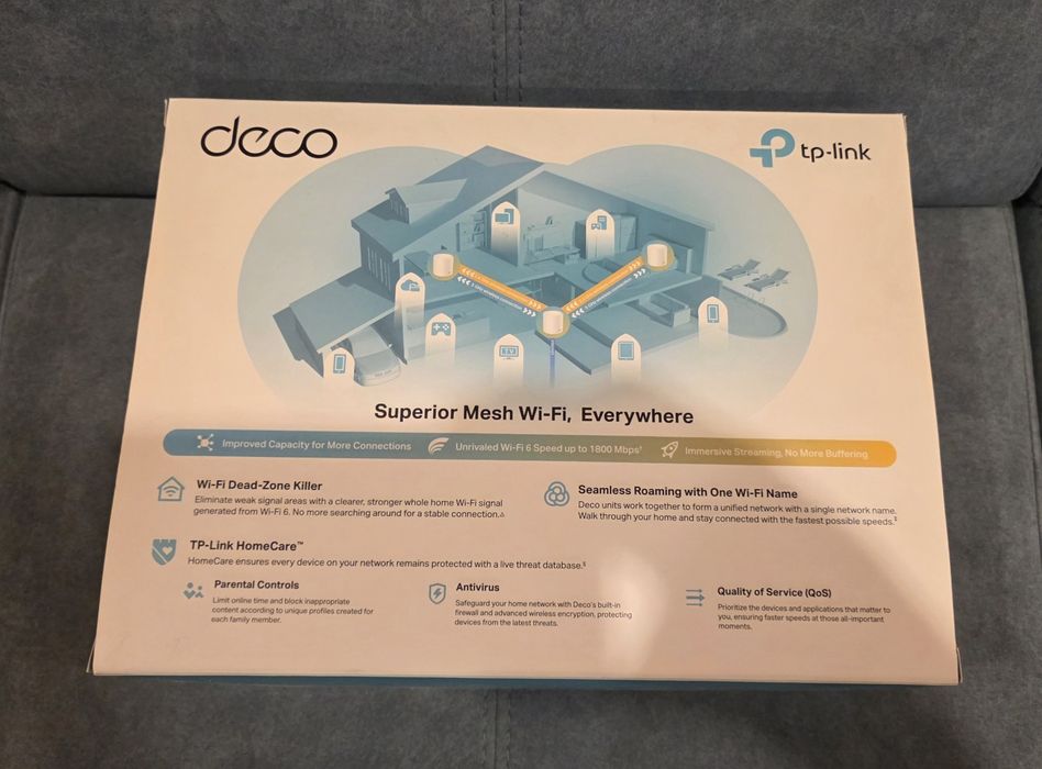 Wi-Fi 6 MESH система DECO X20 (3-pack)