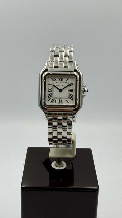 Cartier WSPN0015, panthere mediu, oțel, 2025, 5000€.