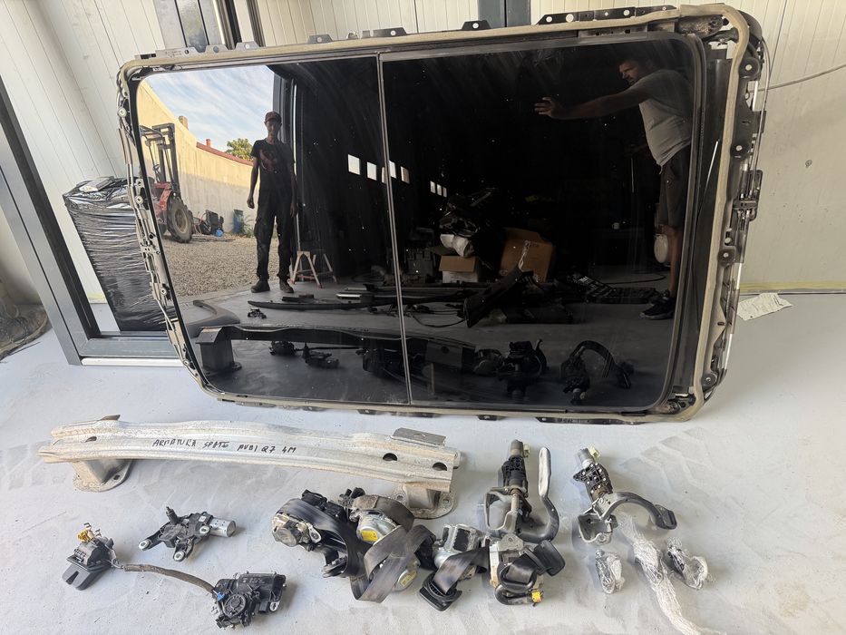 Trapa completa centuri armatura bara spate broasca portbagaj balamale portbagaj electrice motoras stergator audi q7 4m