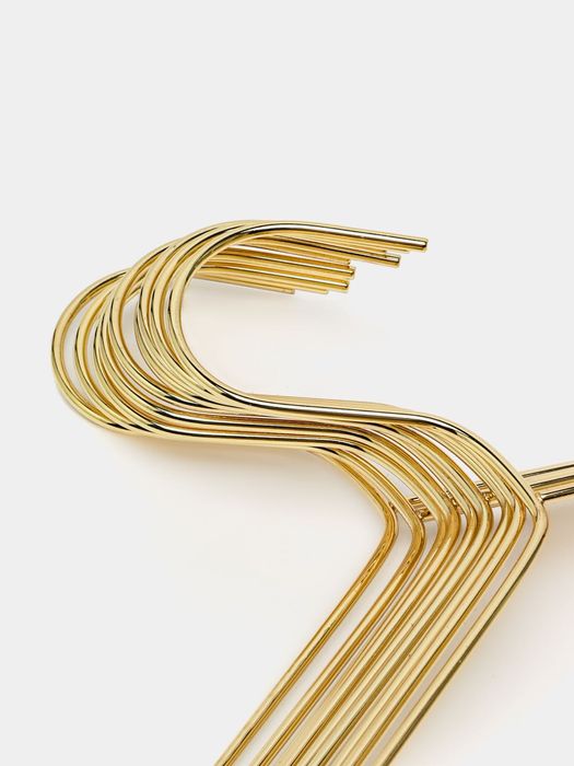 Вешалки, металлические, золотого цвета, 10 шт i14