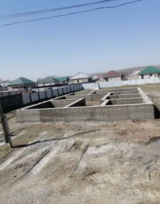 Заливка фундамента