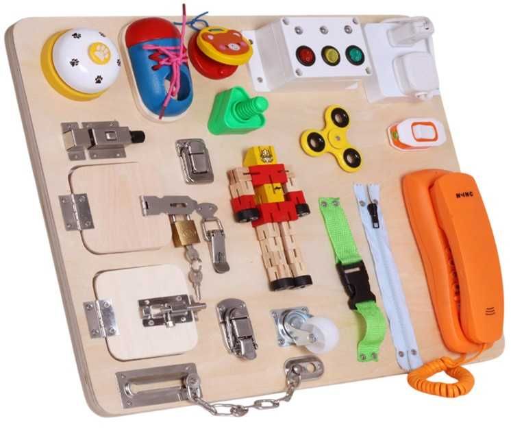 Развивающие бизиборды для детей от Happy Play