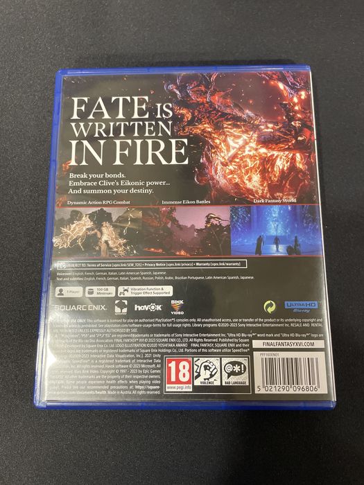 Игра за PlayStation 5 FINAL  FANTASY XVI