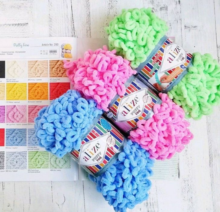 Пряжа Alize Puffy