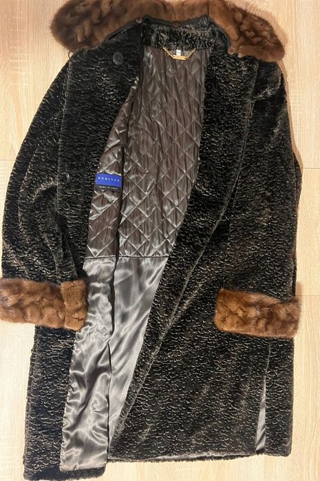 Haina de blana sintetica foarte eleganta