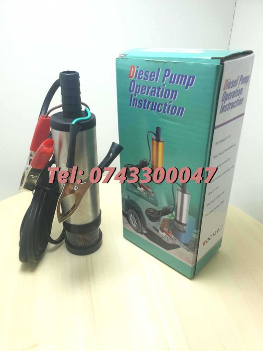 Pompa Submersibila Pentru Ulei 12v 37mm