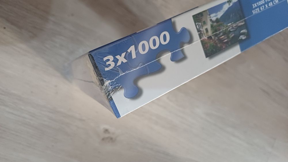 Пъзели - 3 х 1000 части, нови