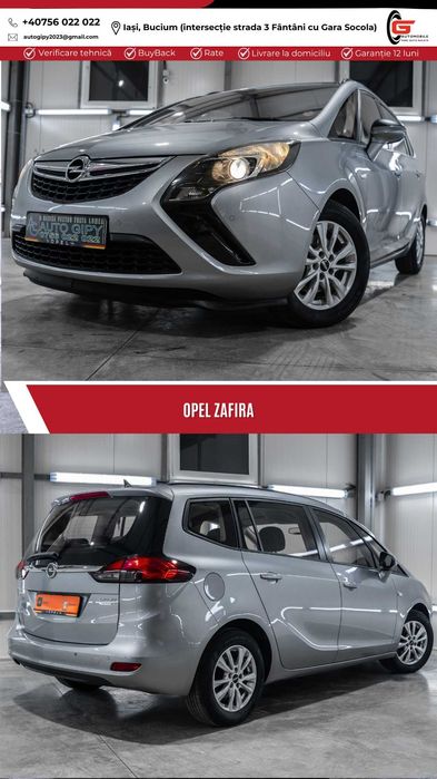 OPEL ZAFIRA 7Locuri Fab2015 Diesel Xenon Navi Climatronic Scaune sport