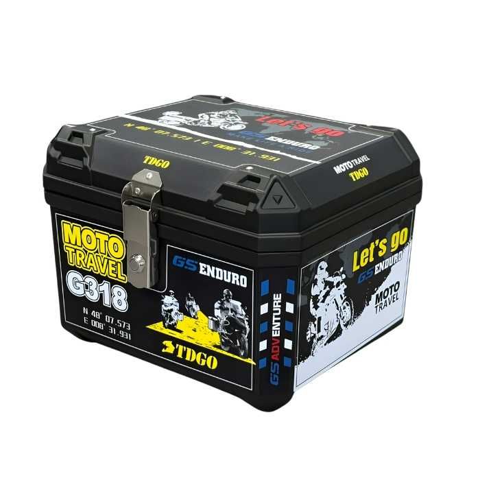 Куфар за мотоциклет / кутия за Мотор / багажник / 57L /  44 × 37 × 33 см / Заключване с ключ / 2 РАЗЛИЧНИ МОДЕЛА