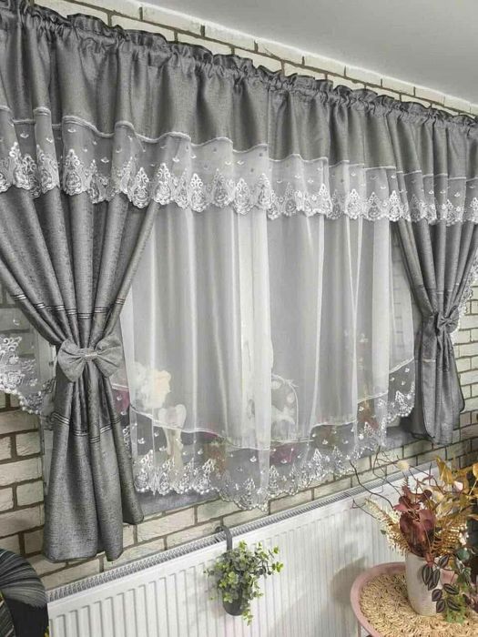 Perdele + draperii gata cusute