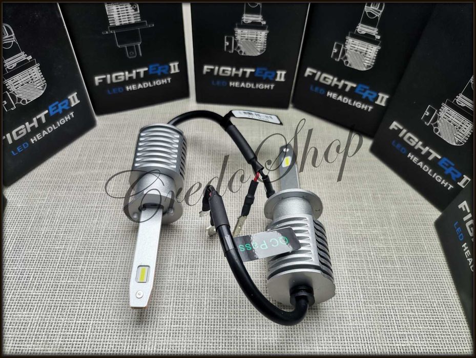 Ново!CAG LED крушки Slim H1 Fighter II 20W Aluminium