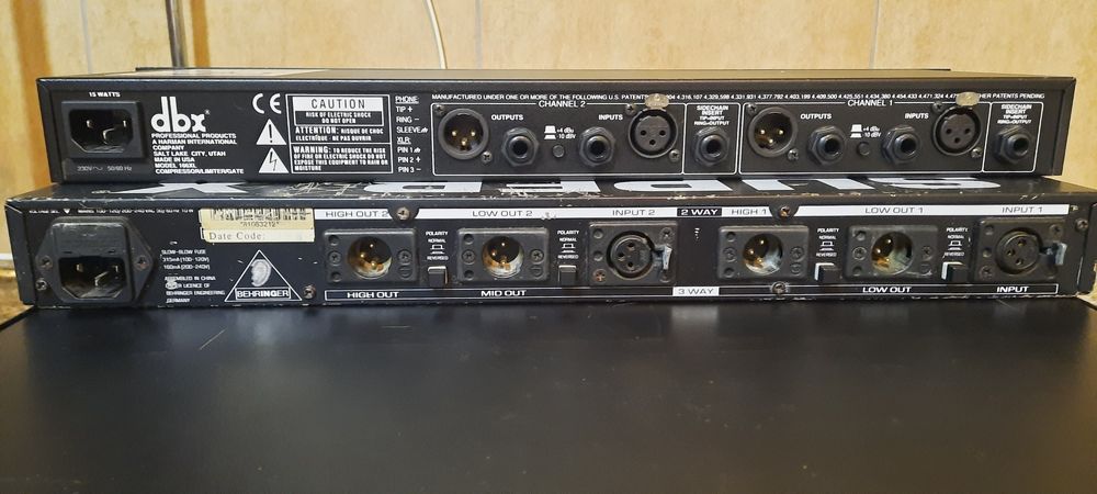 PACHET PRO SUBWOOFER- Crown CSL 1400+DBX 166X+BehringerCX2300