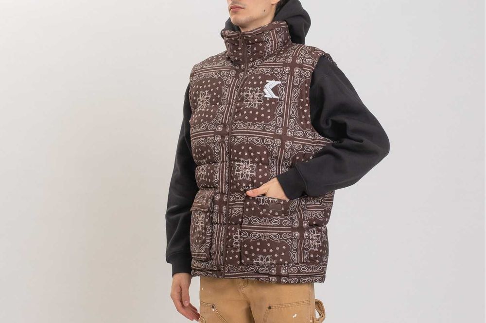 Karl Kani
PAISELY PUFFER VEST - Vestă unisex marimea S-M