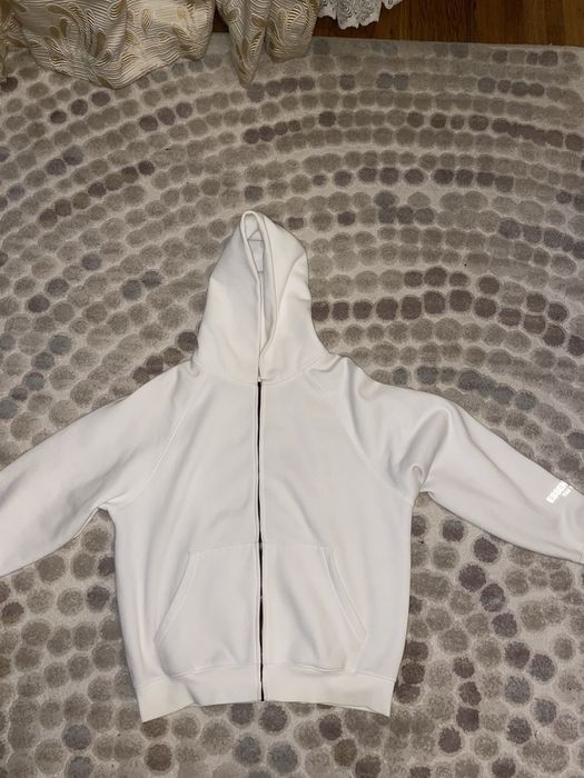 Hanorac Zip Essentials White