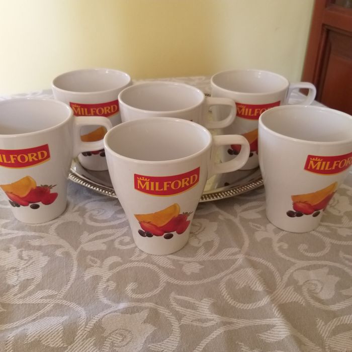 Порцеланови чаши за чай 6 бр