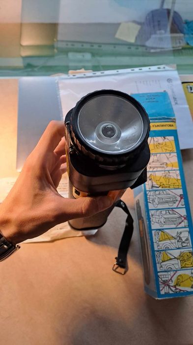 Къмпингова лампа от соца